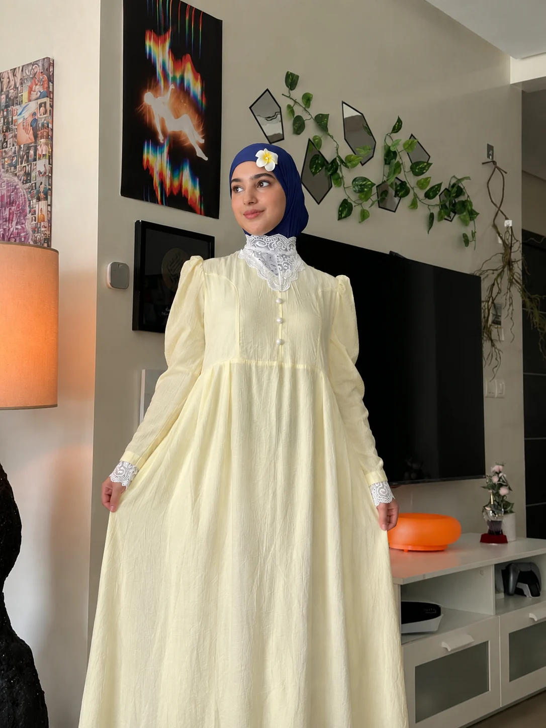 Robe yellow banani 2